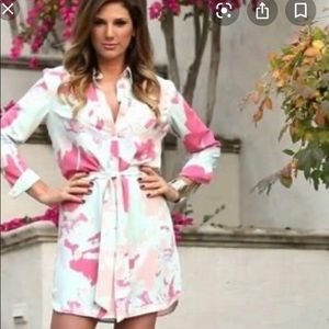 Daisy Fuentes Button Down Shirt Dress